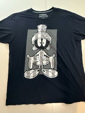 Warner Bros. Black Marvin the Martian Graphic Tee